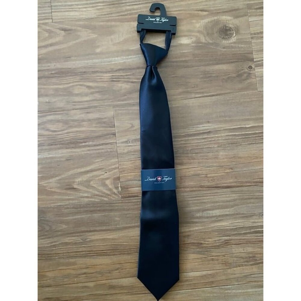 David Taylor Zipper Tie (Black)